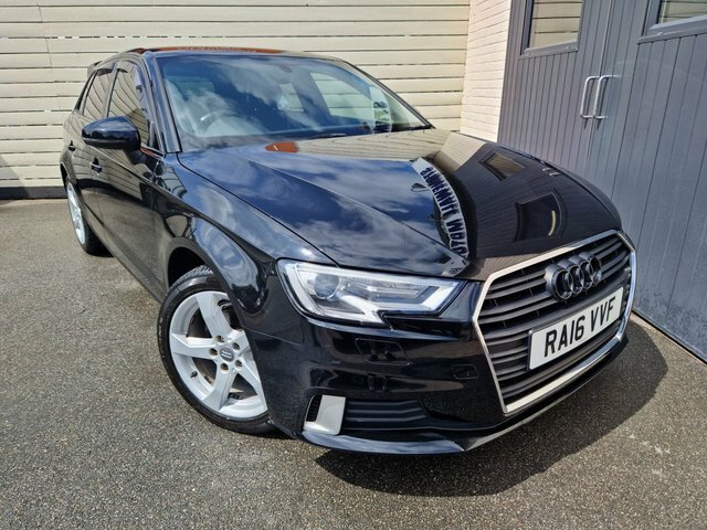 Audi A3 1.6 Tdi Sport Sportback Euro 6 Black #4