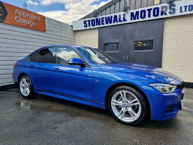 BMW 3 Series 2.0 320D M Sport Saloon Xdrive E Blue #3