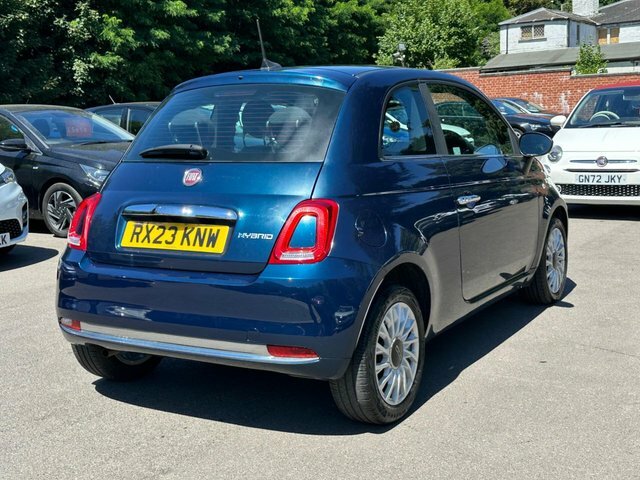 Fiat 500 1.0 Mhev Hatchback RX23KNW Blue #6