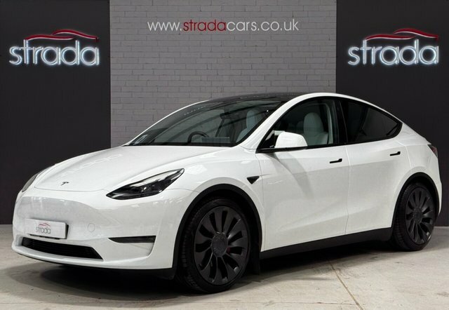 Tesla Model Y Motor Performance Suv NJ73WBK White #2