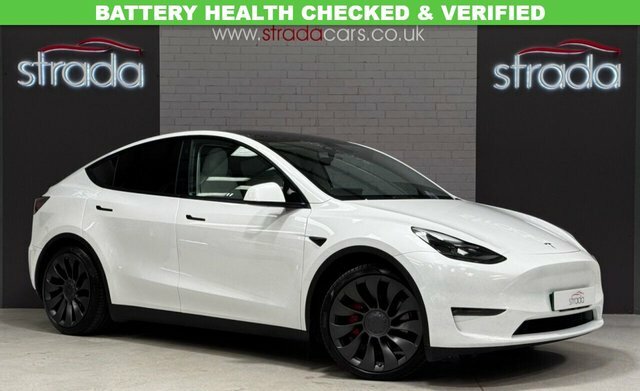 Tesla Model Y Motor Performance Suv White