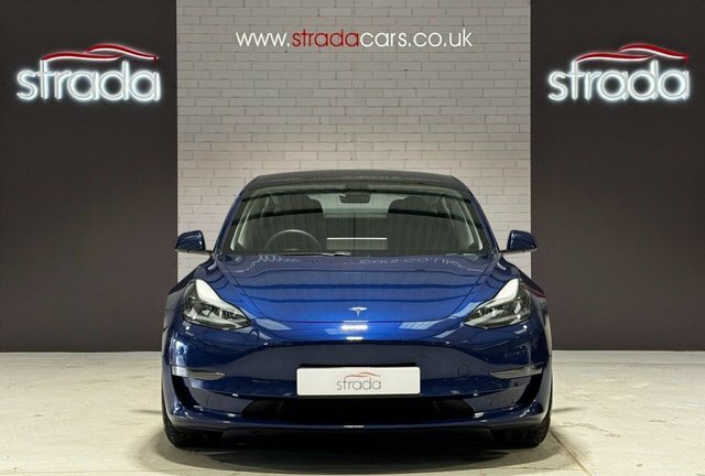 Tesla Model 3 Motor Performance Saloon GJ71VMW Blue #6