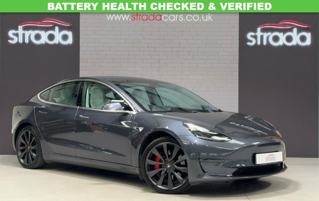 Tesla Model 3 Motor Performance Saloon Grey