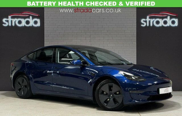 Tesla Model 3 Motor Long Range Saloon Blue