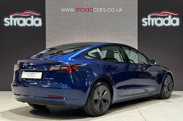 Tesla Model 3 Motor Long Range Saloon GF71WRD Blue #3