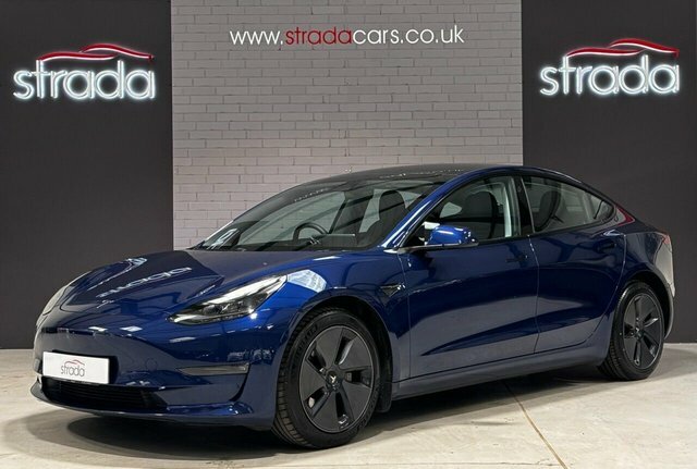 Tesla Model 3 Motor Long Range Saloon GF71WRD Blue #2