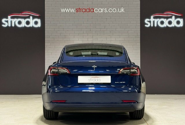 Tesla Model 3 Motor Long Range Saloon GF71WRD Blue #6