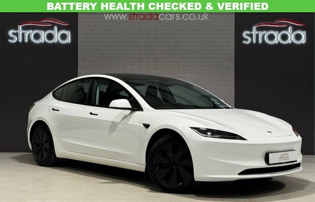 Tesla Model 3 4dr Electric Auto Rwd White