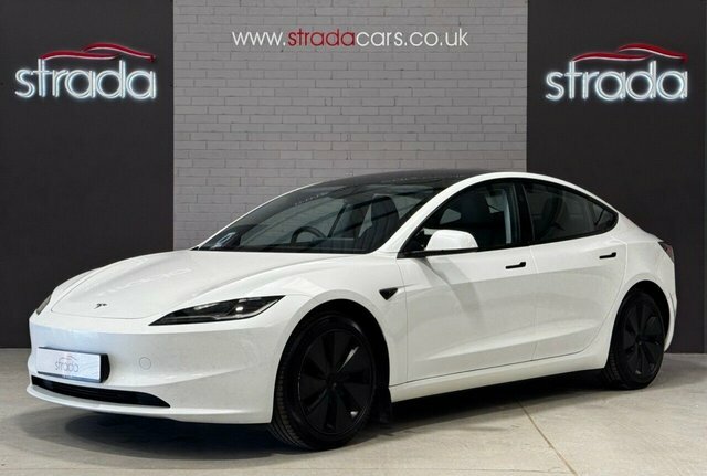 Tesla Model 3 4dr Electric Auto Rwd MH24RFF White #2