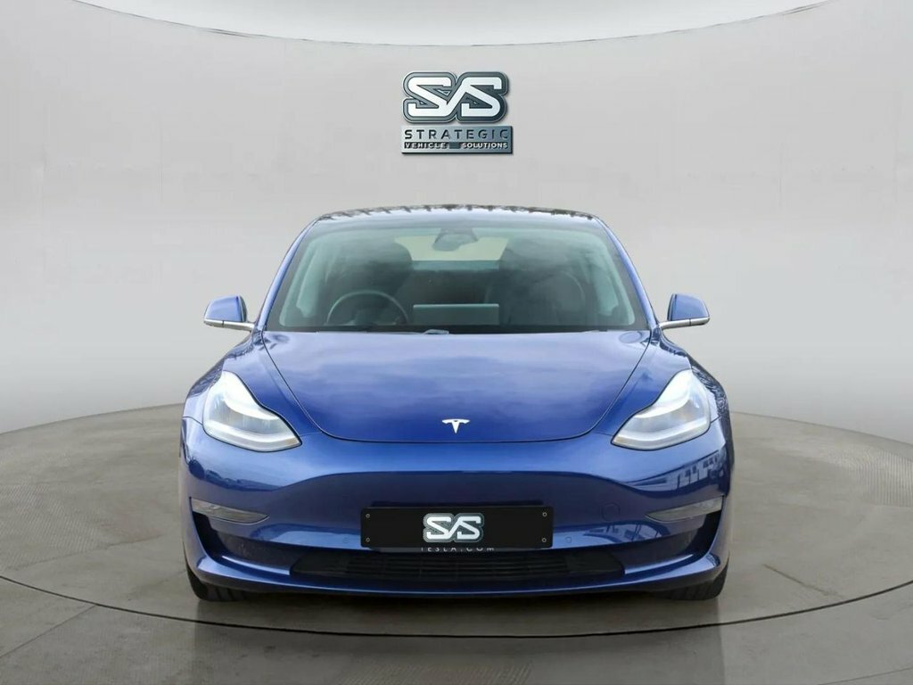 Tesla Model 3 Saloon WU70BYR Blue #2