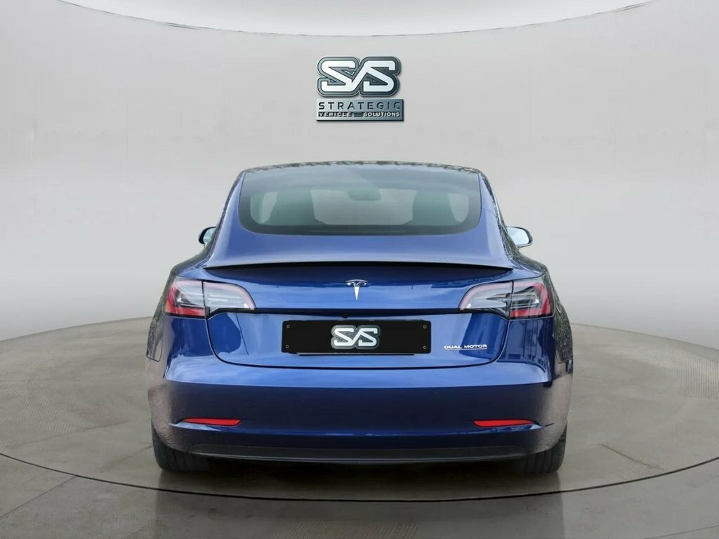 Tesla Model 3 Saloon WU70BYR Blue #5