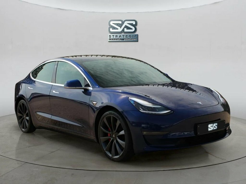Tesla Model 3 Saloon Blue #5