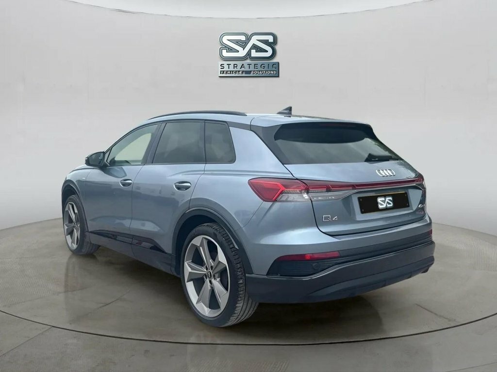 Audi Q4 E Tron Suv Blue #4