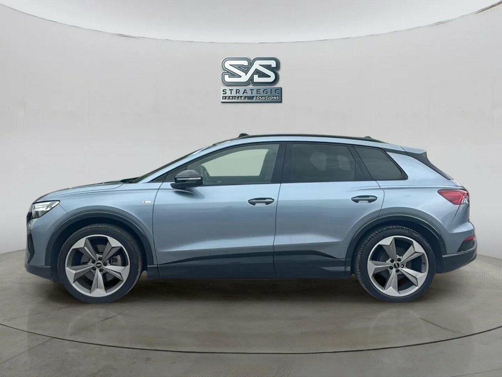 Audi Q4 E Tron Suv Blue #3