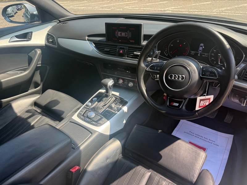 Audi A6 Estate Black #8
