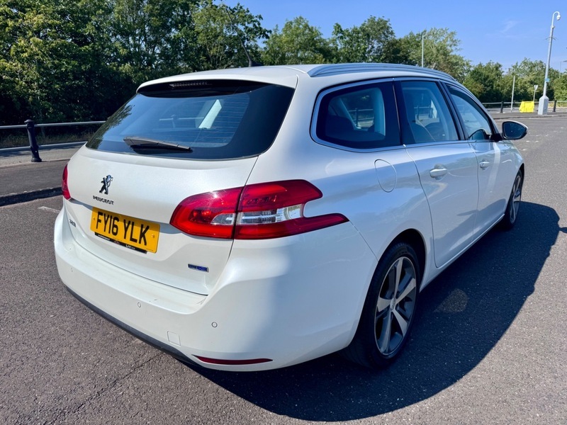 Peugeot 308 Blue Hdi S S White #4