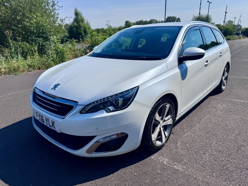 Peugeot 308 Blue Hdi S S White #3