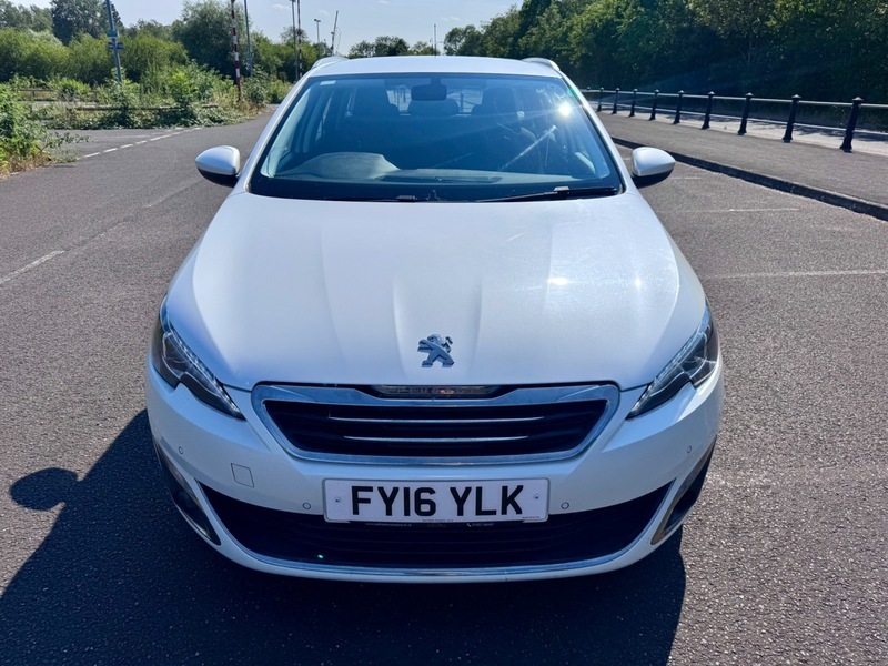 Peugeot 308 Blue Hdi S S White #2