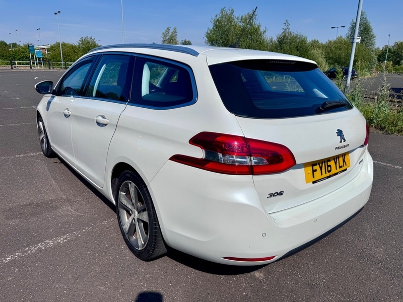 Peugeot 308 Blue Hdi S S White #6