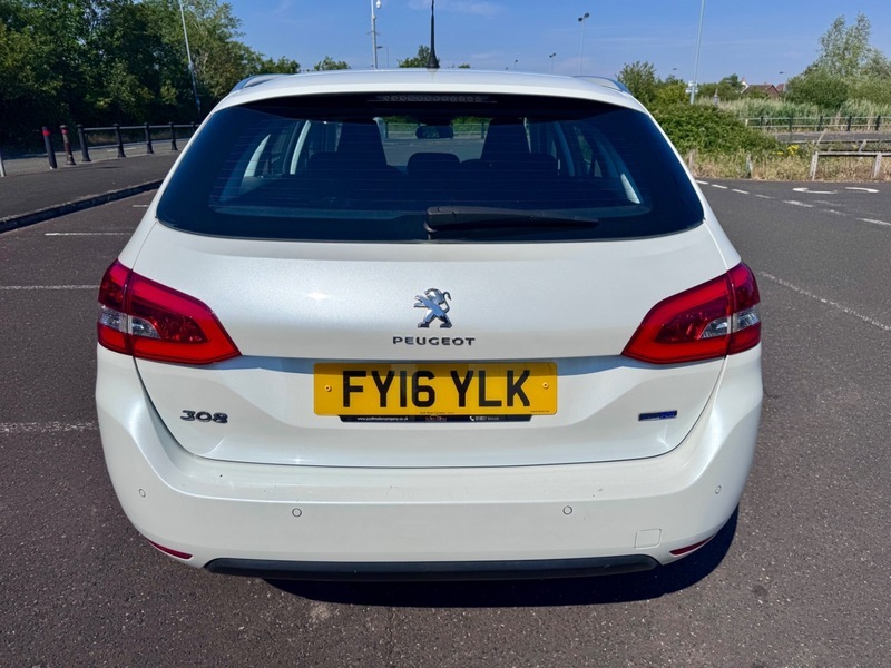 Peugeot 308 Blue Hdi S S White #5