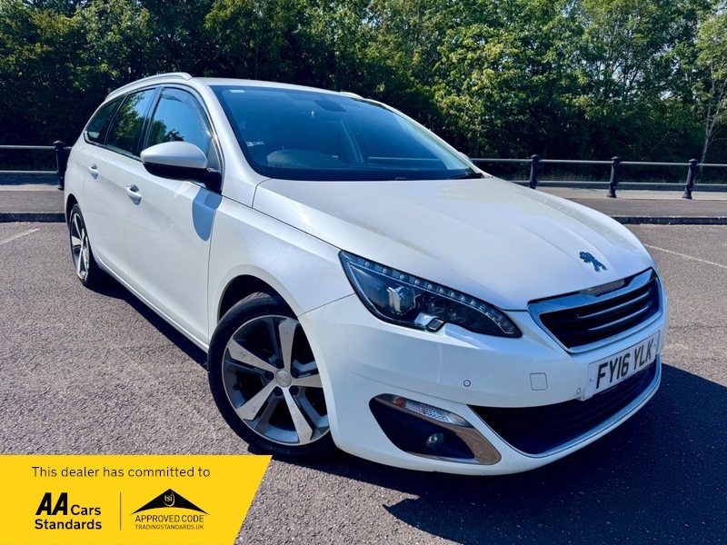 Peugeot 308 Blue Hdi S S White