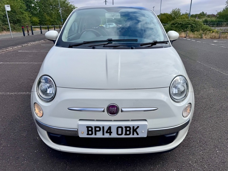 Fiat 500 Lounge White #2