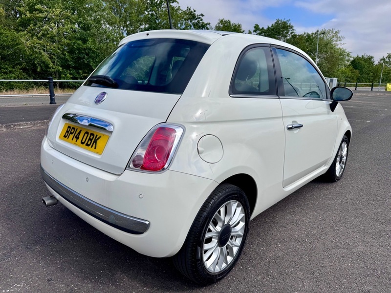 Fiat 500 Lounge White #4