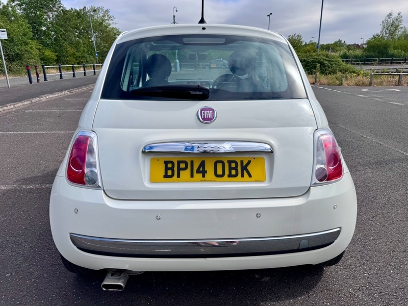 Fiat 500 Lounge White #5