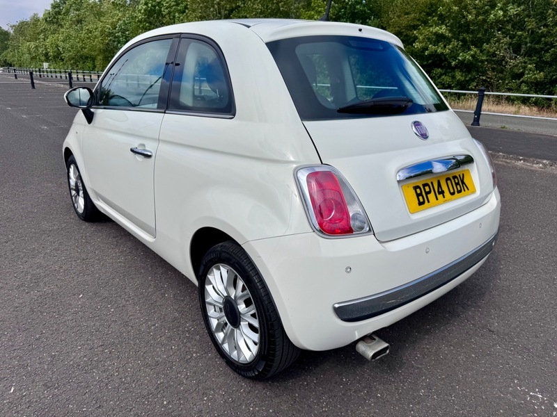 Fiat 500 Lounge White #6