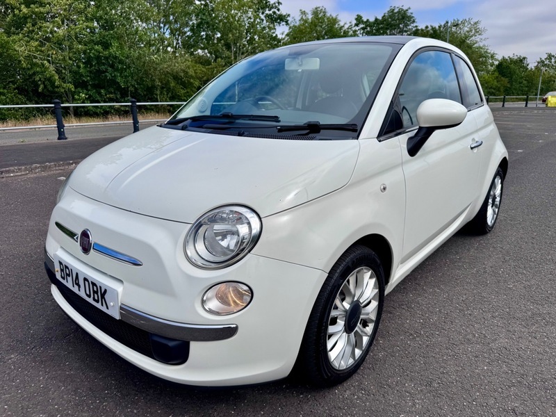 Fiat 500 Lounge White #3