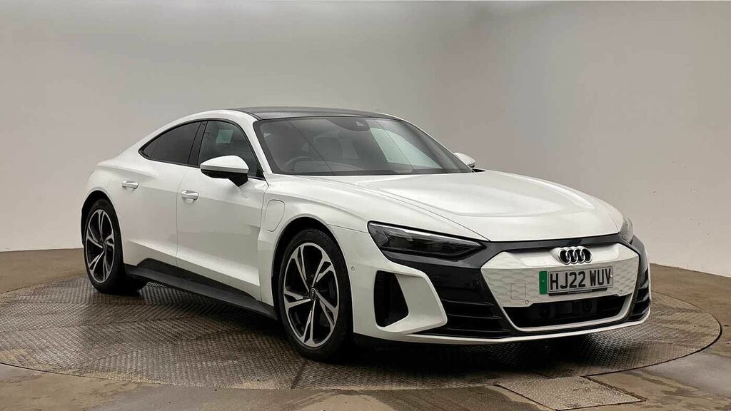 Audi E Tron GT Gt Quattro 350,00 Kw White #5