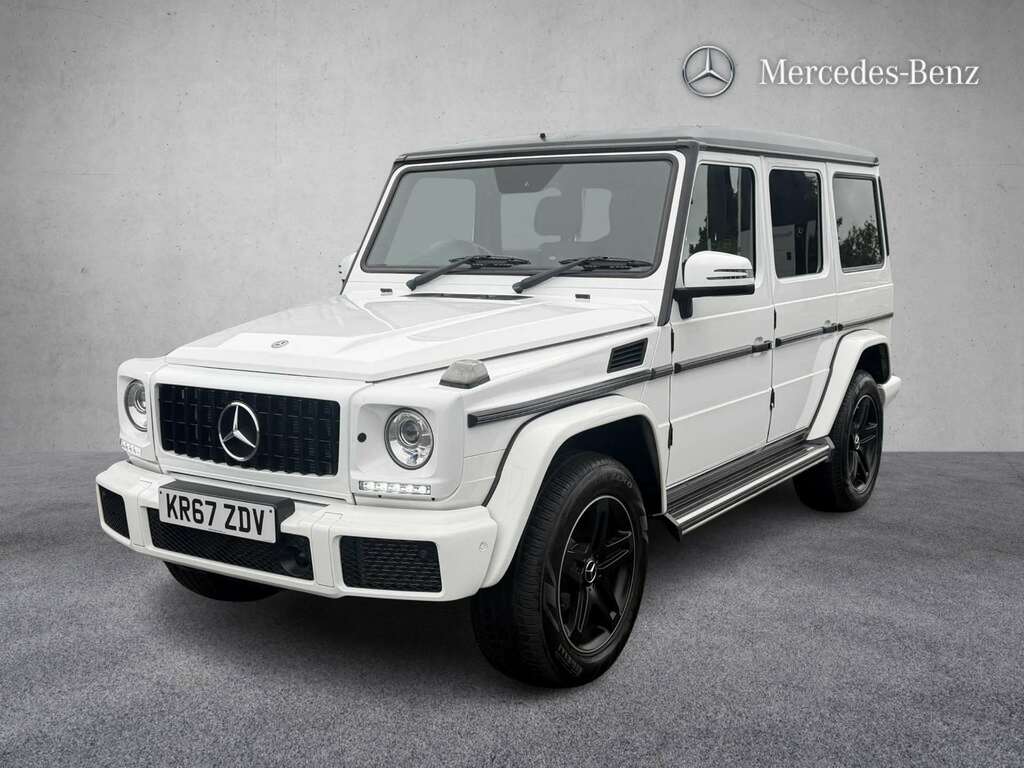 Mercedes-Benz G Class G350d Night Edition Tip 2017 KR67ZDV White #3