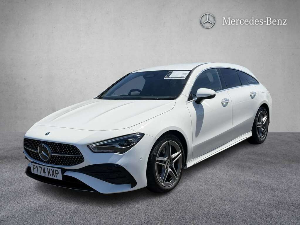 Mercedes-Benz CLA Class 220D Amg Line Executive Tip 2025 PY74KXP White #3