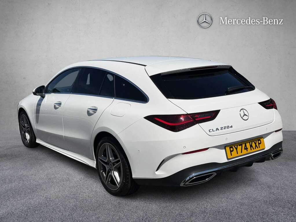 Mercedes-Benz CLA Class 220D Amg Line Executive Tip 2025 PY74KXP White #5