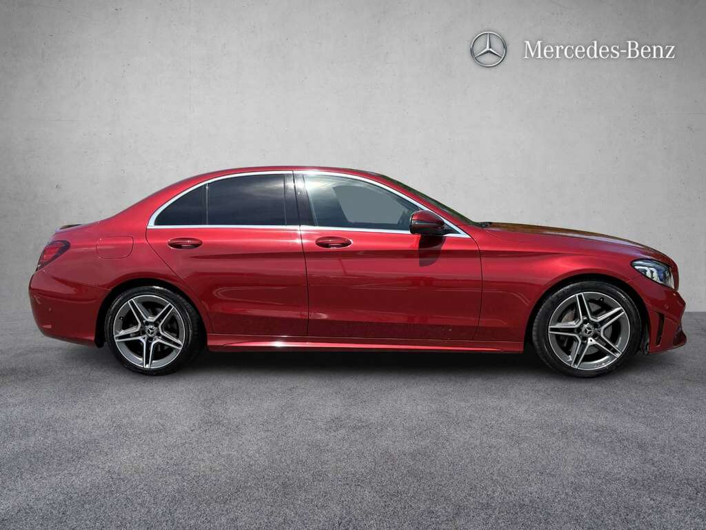 Mercedes-Benz C Class C300d Amg Line Edition Premium 9G-tronic 2019 KW69CPV Red #4