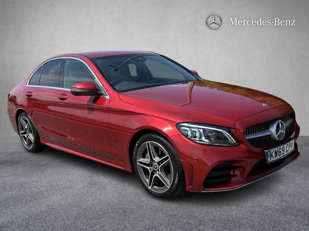 Mercedes-Benz C Class C300d Amg Line Edition Premium 9G-tronic 2019 Red