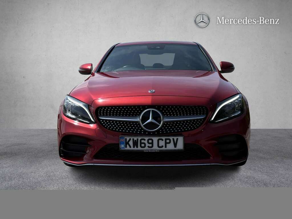 Mercedes-Benz C Class C300d Amg Line Edition Premium 9G-tronic 2019 KW69CPV Red #5