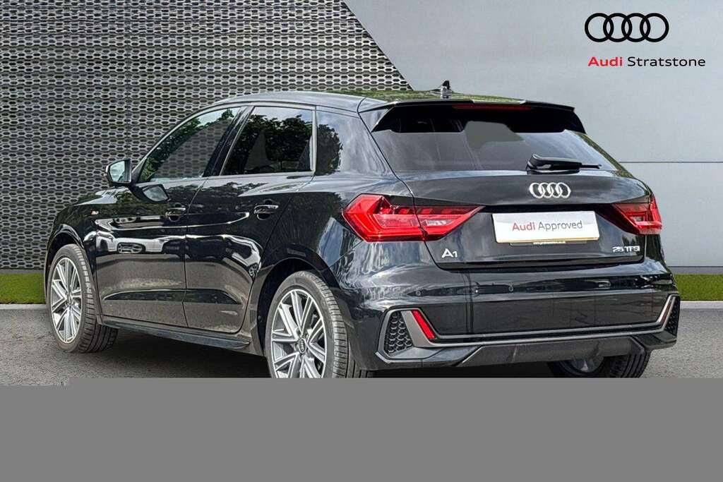 Audi A1 25 Tfsi S Line 2023 BV73WCY Black #3