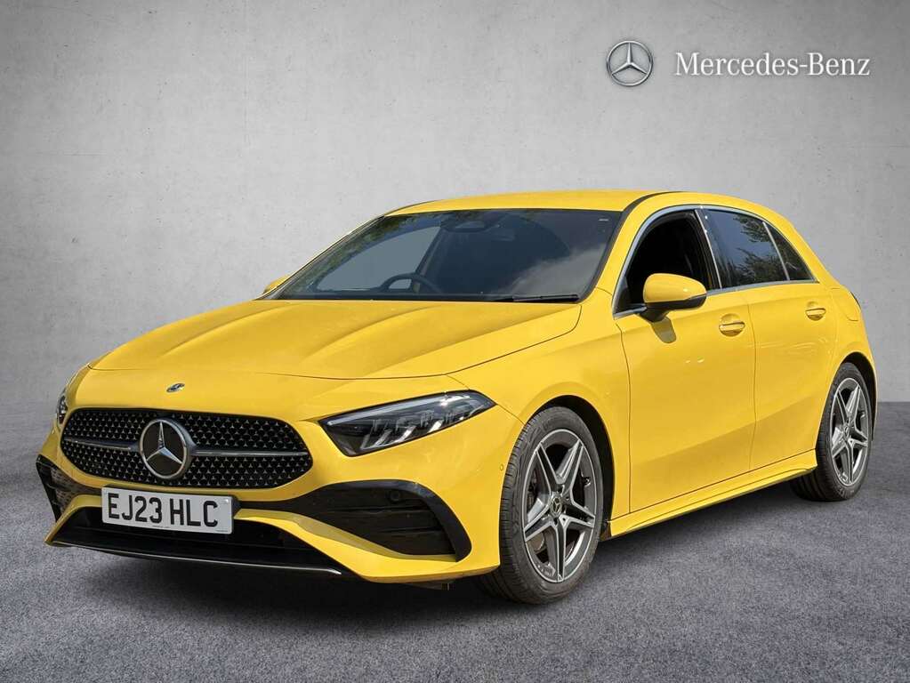 Mercedes-Benz A Class A200 Amg Line Executive 2023 EJ23HLC Yellow #4