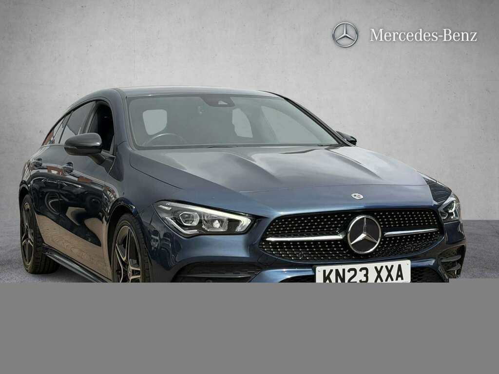 Mercedes-Benz CLA Class 200 Amg Line Executive Tip 2023 KN23XXA Blue #5