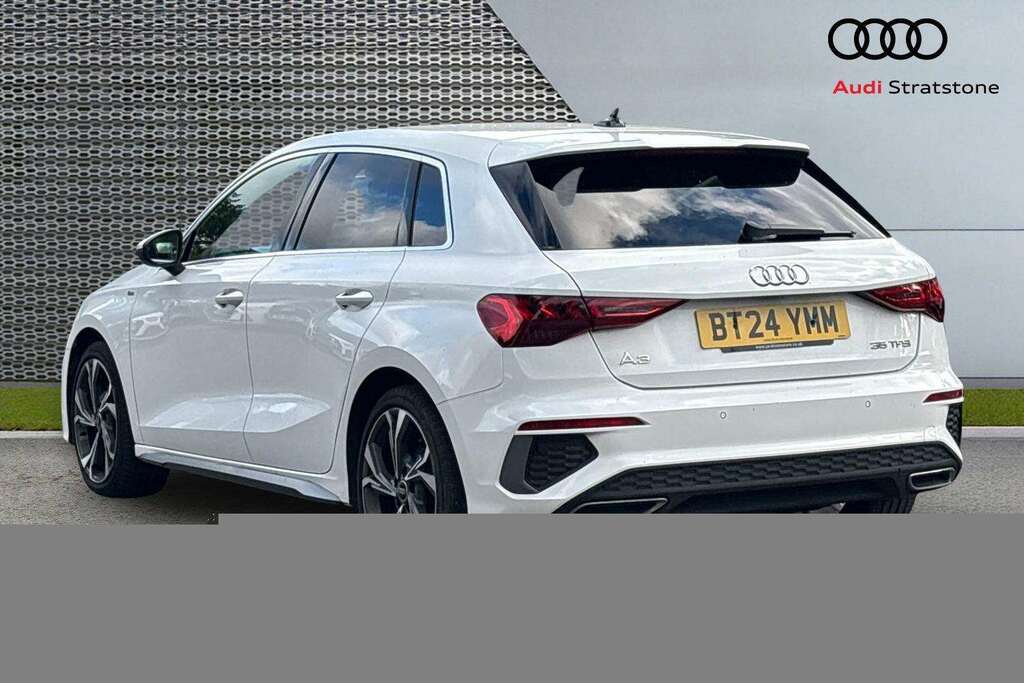 Audi A3 35 Tfsi S Line S Tronic 2024 BT24YMM White #3