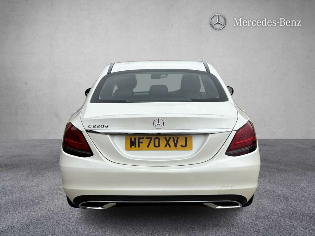 Mercedes-Benz C Class C220d Sport Edition Premium 9G-tronic 2020 White #4