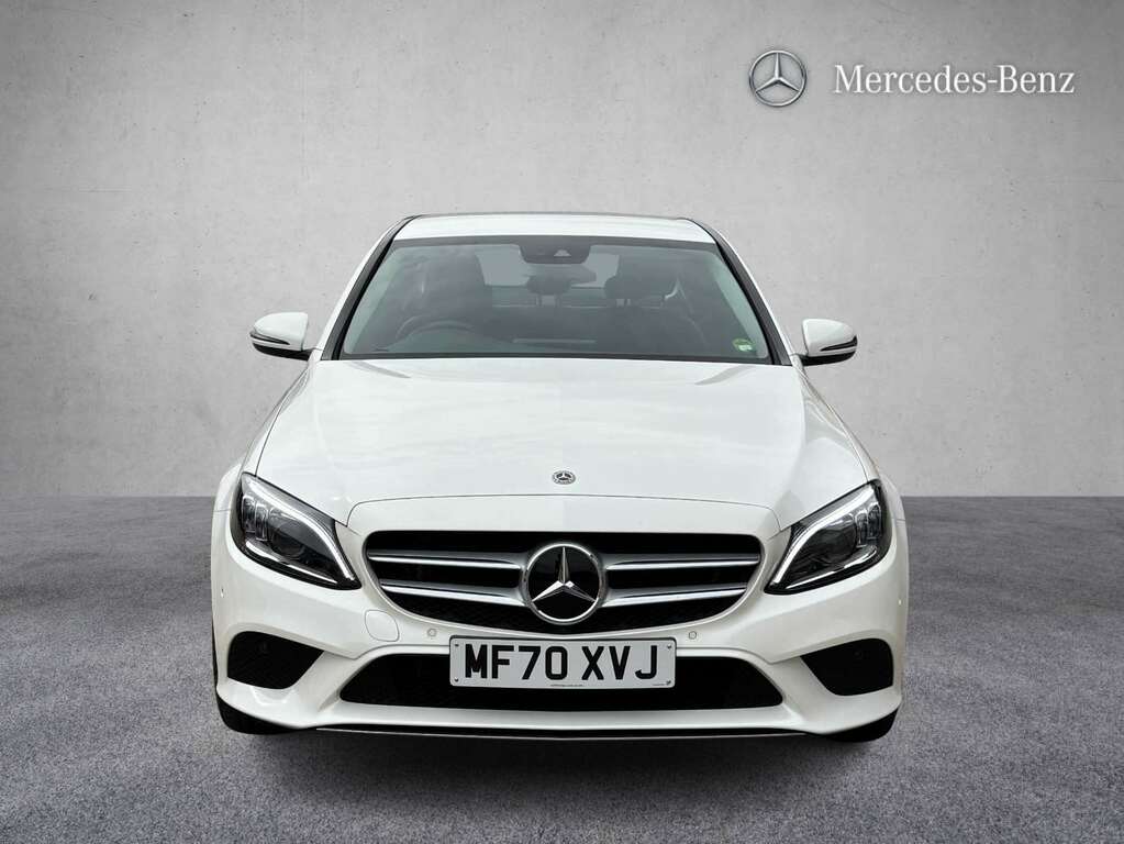 Mercedes-Benz C Class C220d Sport Edition Premium 9G-tronic 2020 White #6