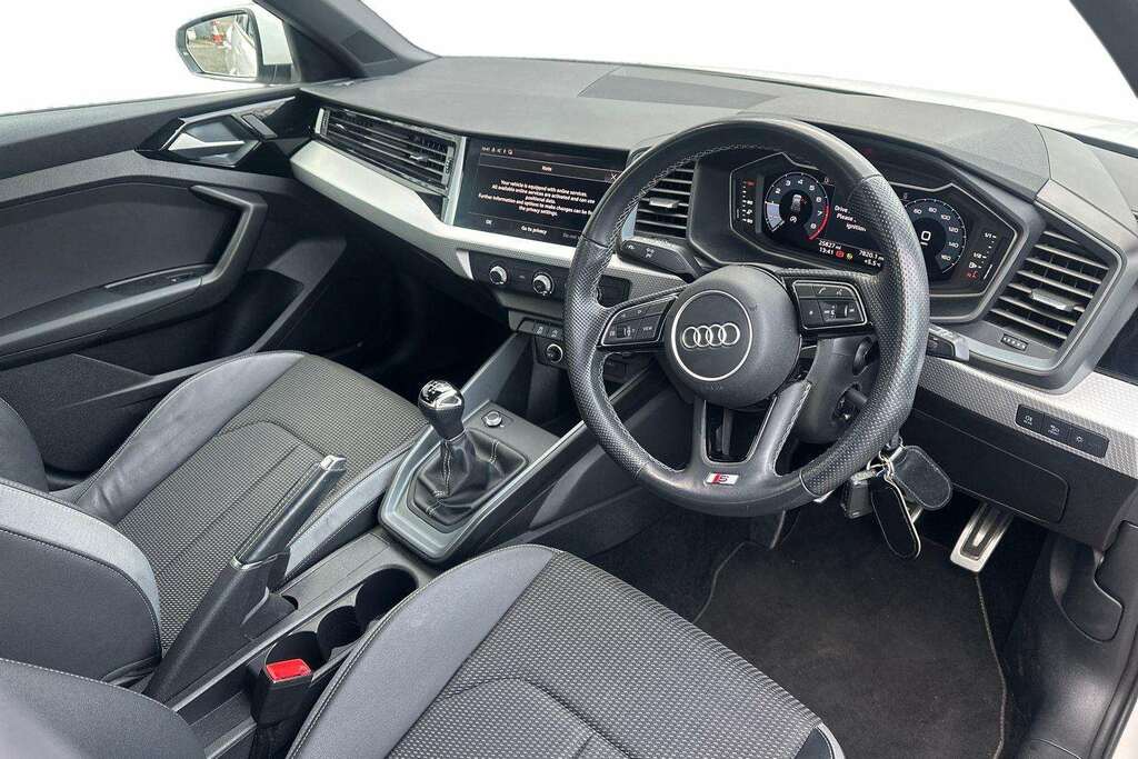 Audi A1 25 Tfsi S Line 2023 BK73YBP White #6