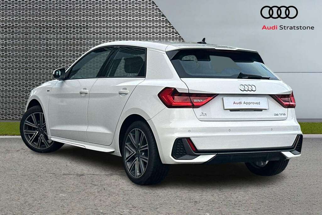Audi A1 25 Tfsi S Line 2023 BK73YBP White #3