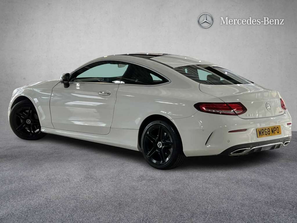 Mercedes-Benz C Class C300d 4Matic Amg Line Premium Plus 9G-tronic 2 WR68MPO White #2