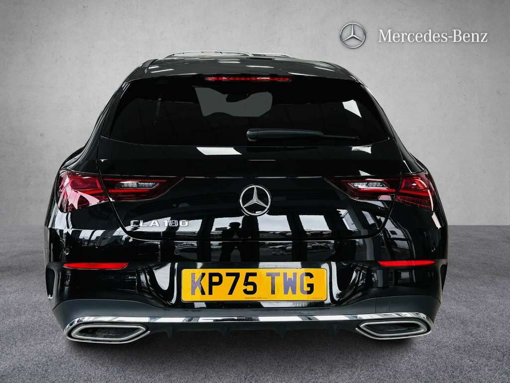Mercedes-Benz CLA Class 180 Amg Line Executive Tip 2025 KP75TWG Black #4