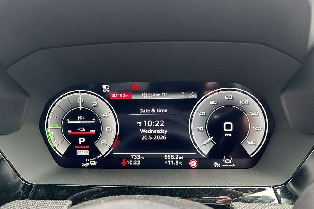 Audi A3 1.5 Tfsie S Line Sportback Plug-in Hybr FY26XKH Blue #17