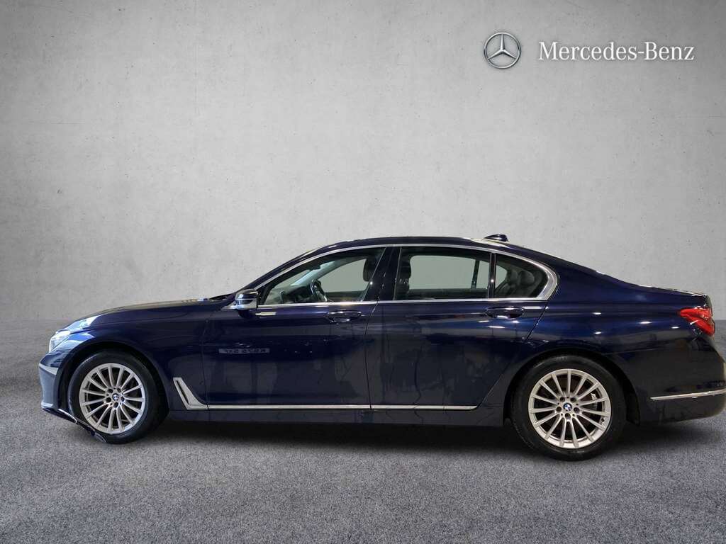 BMW 7 Series 730D 2017 Blue #5