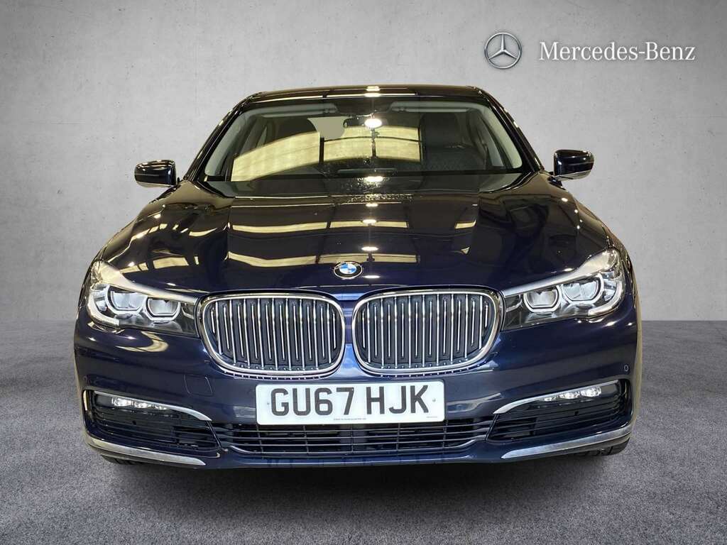 BMW 7 Series 730D 2017 Blue #3